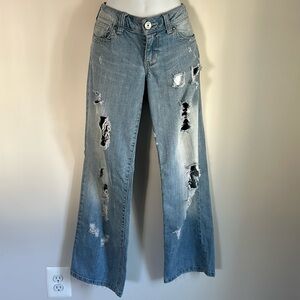 VINTAGE Distressed Beach Jeans